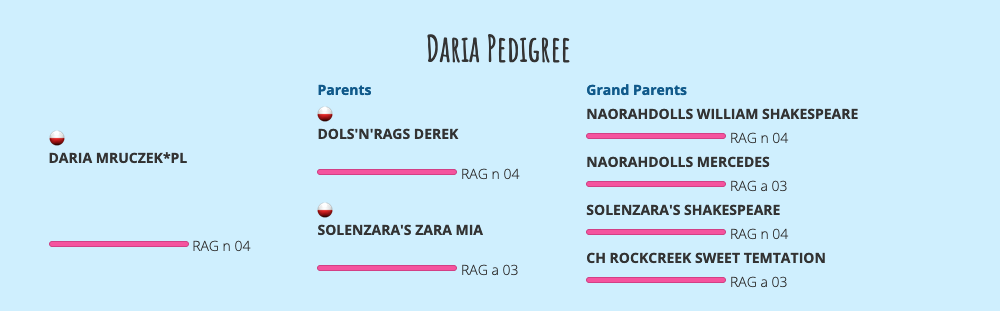 daria pedigree